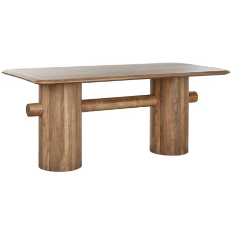 Table de Salle à Manger Home ESPRIT Naturel Bois de manguier 180 x 90