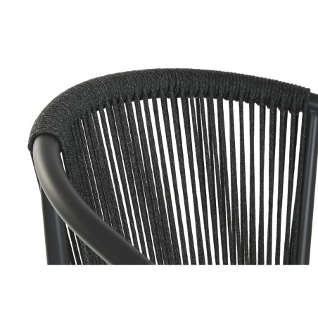 Tabouret Home ESPRIT Aluminium rotin synthétique 57 x 61 x 108 cm