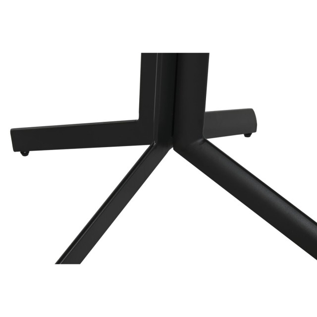 Tavolo con 2 sedie Home ESPRIT Nero Metallo polipropilene 60 x 60 x 10