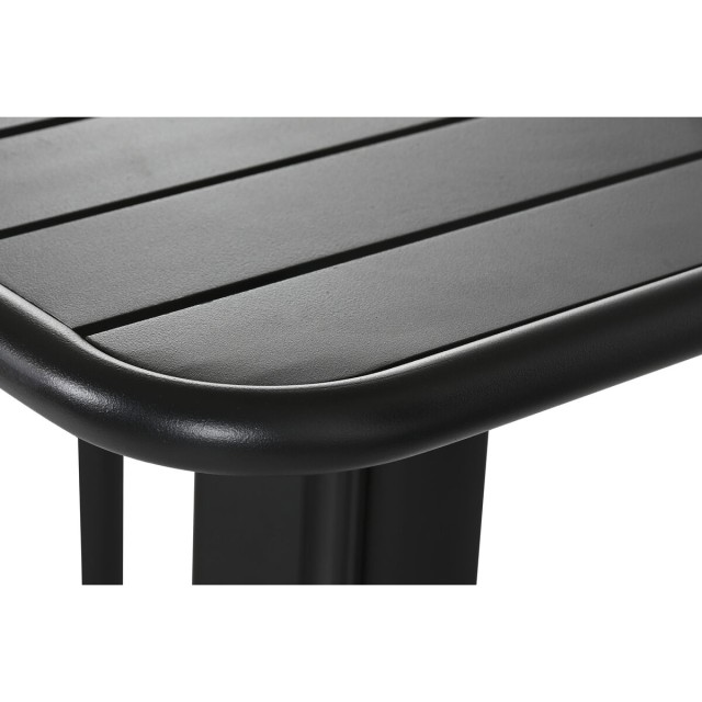 Conjunto de Mesa con 2 Sillas Home ESPRIT Negro Metal Polipropileno 60