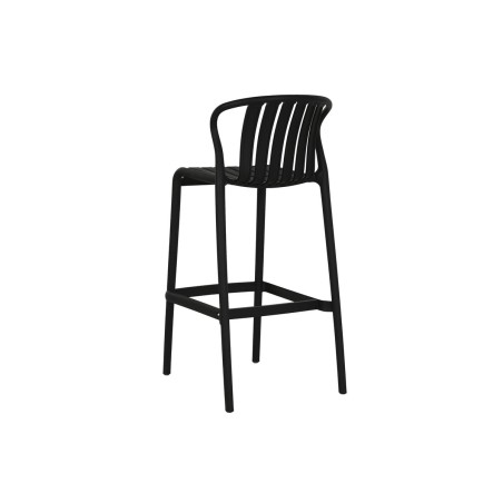 Table set with 2 chairs Home ESPRIT Black Metal polypropylene 60 x 60