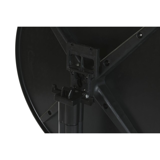 Mesa de Comedor Home ESPRIT Negro Metal Polipropileno 80 x 80 x 75 cm