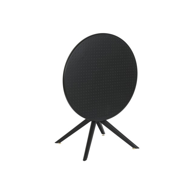 Dining Table Home ESPRIT Black Metal polypropylene 80 x 80 x 75 cm