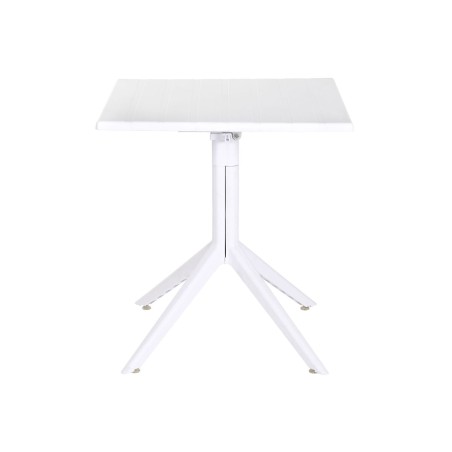 Dining Table Home ESPRIT White Metal polypropylene 70 x 70 x 75 cm