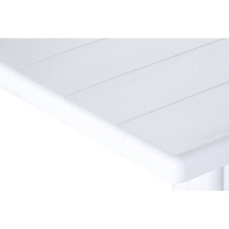 Mesa de Comedor Home ESPRIT Blanco Metal Polipropileno 70 x 70 x 75 cm