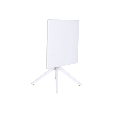 Tavolo da Pranzo Home ESPRIT Bianco Metallo polipropilene 70 x 70 x 75