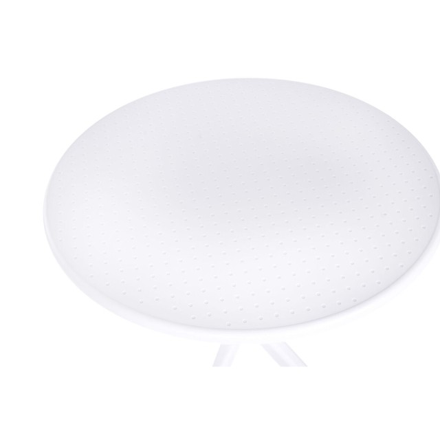 Dining Table Home ESPRIT White Metal polypropylene 80 x 80 x 75 cm