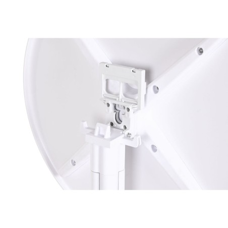 Esstisch Home ESPRIT Weiß Metall Polypropylen 80 x 80 x 75 cm