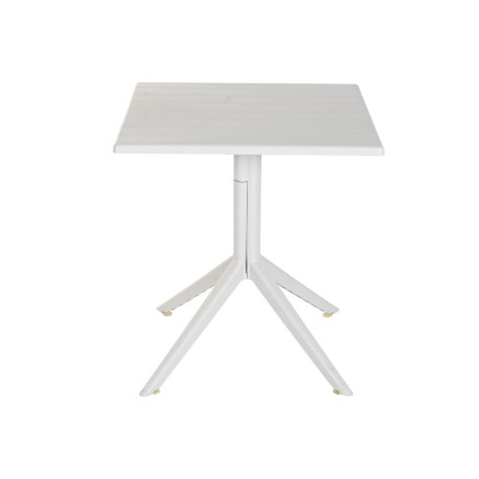 Tavolo da Pranzo Home ESPRIT Grigio Metallo polipropilene 70 x 70 x 75