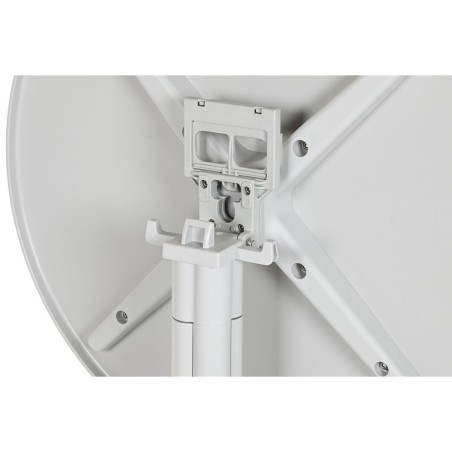 Dining Table Home ESPRIT Grey Metal polypropylene 80 x 80 x 75 cm