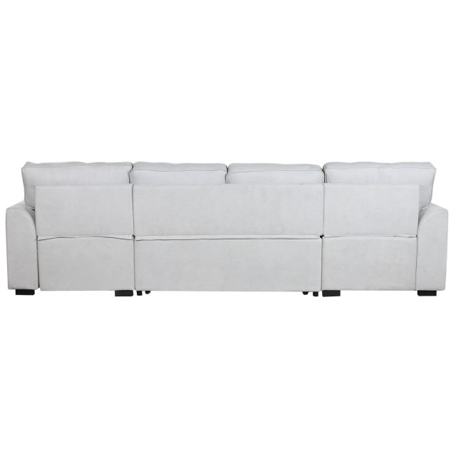 Sofabed Home ESPRIT Grey Modern 298 x 154 x 92 cm