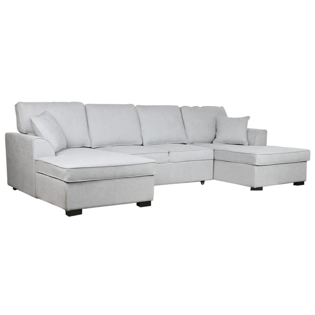 Schlafsofa Home ESPRIT Grau Moderne 298 x 154 x 92 cm