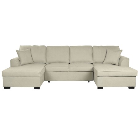 Sofabed Home ESPRIT Sand Modern 298 x 154 x 92 cm