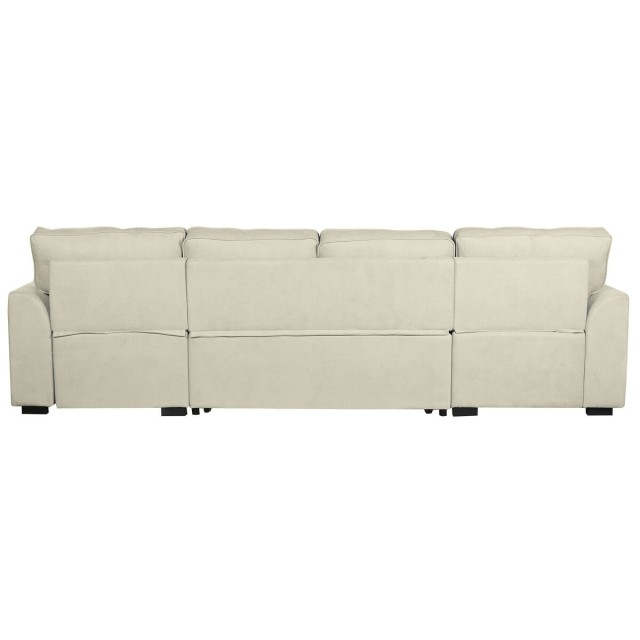 Canapé Convertible Home ESPRIT Sable Moderne 298 x 154 x 92 cm