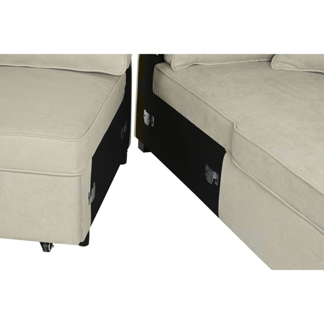 Canapé Convertible Home ESPRIT Sable Moderne 298 x 154 x 92 cm