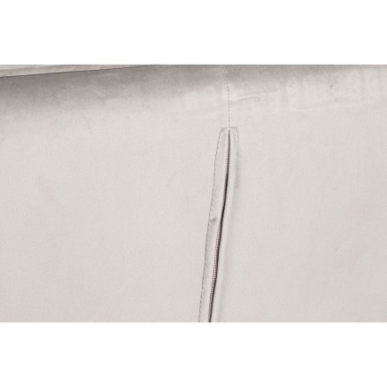 Siège Home ESPRIT Gris Crème Doré Argenté Polyester Métal 74 x 74 2