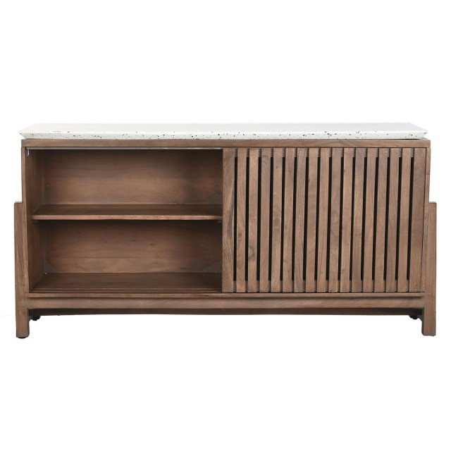 Credenza Home ESPRIT Acacia Terrazzo 146 x 46 x 82 cm