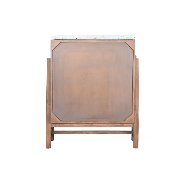 Anrichte Home ESPRIT Akazienholz Terrazzo 80 x 40 x 110 cm