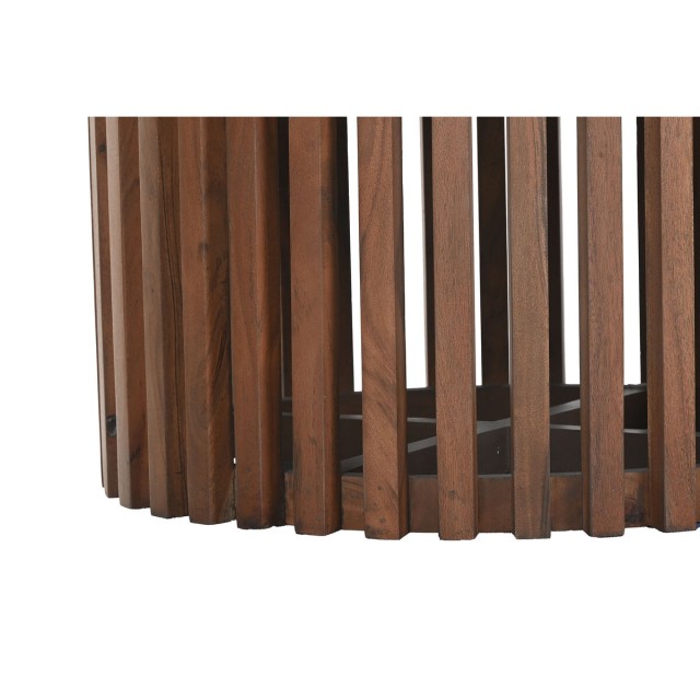 Mesa de Comedor Home ESPRIT Madera de acacia Terrazo 130 x 130 x 76 cm