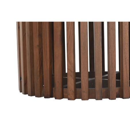 Dining Table Home ESPRIT Acacia Terrazo 130 x 130 x 76 cm