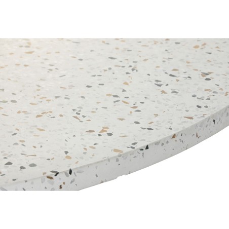 Table de Salle à Manger Home ESPRIT Bois d'acacia Terrazzo 130 x 130