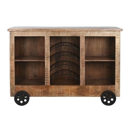 Meuble bar Home ESPRIT Noir Naturel 145 x 53 x 100 cm