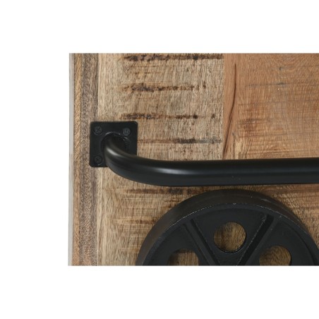 Mueble bar Home ESPRIT Negro Natural 145 x 53 x 100 cm