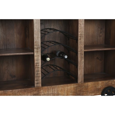 Meuble bar Home ESPRIT Noir Naturel 145 x 53 x 100 cm