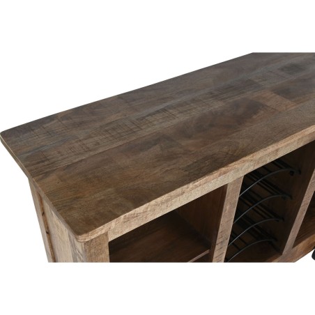 Meuble bar Home ESPRIT Noir Naturel 145 x 53 x 100 cm