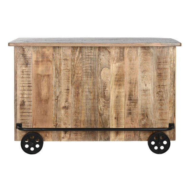 Mobile bar Home ESPRIT Nero Naturale 145 x 53 x 100 cm