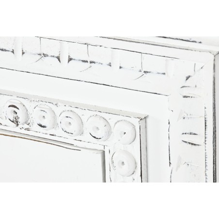 Buffet Home ESPRIT Blanc Verre Bois de manguier 180 x 40 x 100 cm