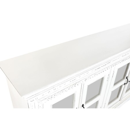 Credenza Home ESPRIT Bianco Cristallo Legno di mango 180 x 40 x 100 cm