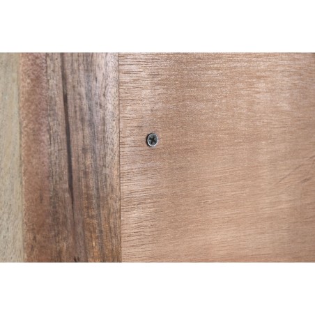 Armario Home ESPRIT Blanco Negro Metal Madera de mango 180 x 40 x 160