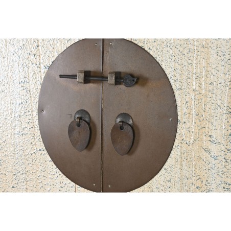 Armario Home ESPRIT Bicolor Metal Abeto 88 x 52 x 180 cm