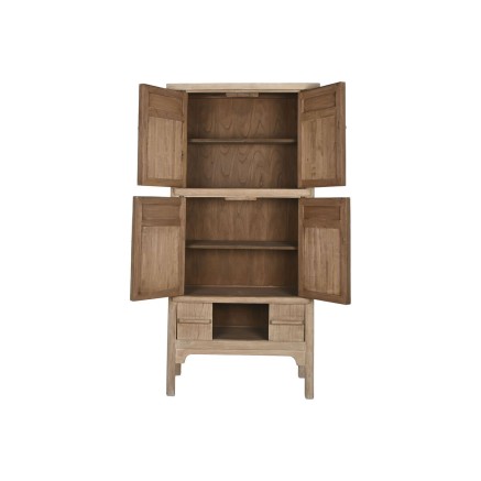 Armario Home ESPRIT Natural Madera de olmo 92 x 42 x 189 cm 2