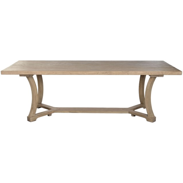 Dining Table Home ESPRIT Natural Elm wood 240 x 100 x 76 cm