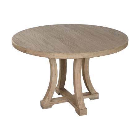 Tavolo da Pranzo Home ESPRIT Naturale Legno di olmo 120 x 120 x 76 cm