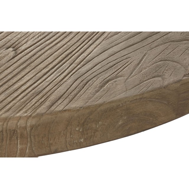 Tavolo da Pranzo Home ESPRIT Naturale Legno di olmo 120 x 120 x 76 cm