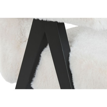 Armchair Home ESPRIT White Wood 54 x 64 x 86 cm