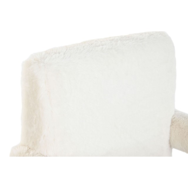 Poltrona Home ESPRIT Bianco Legno 54 x 64 x 86 cm