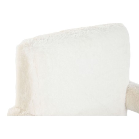 Poltrona Home ESPRIT Bianco Legno 54 x 64 x 86 cm