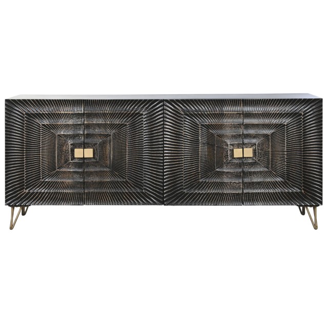 Sideboard Home ESPRIT Metal Mango wood 177 x 45 x 75 cm