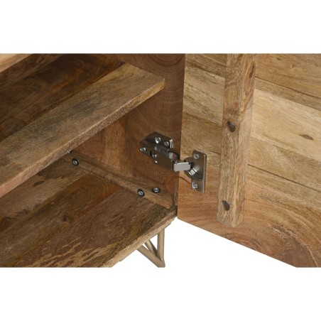 Comodino Home ESPRIT Dorato Naturale 50 x 40 x 50 cm