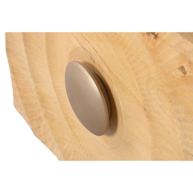 Nightstand Home ESPRIT Golden Natural 50 x 40 x 50 cm