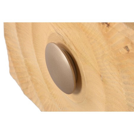 Comodino Home ESPRIT Dorato Naturale 50 x 40 x 50 cm