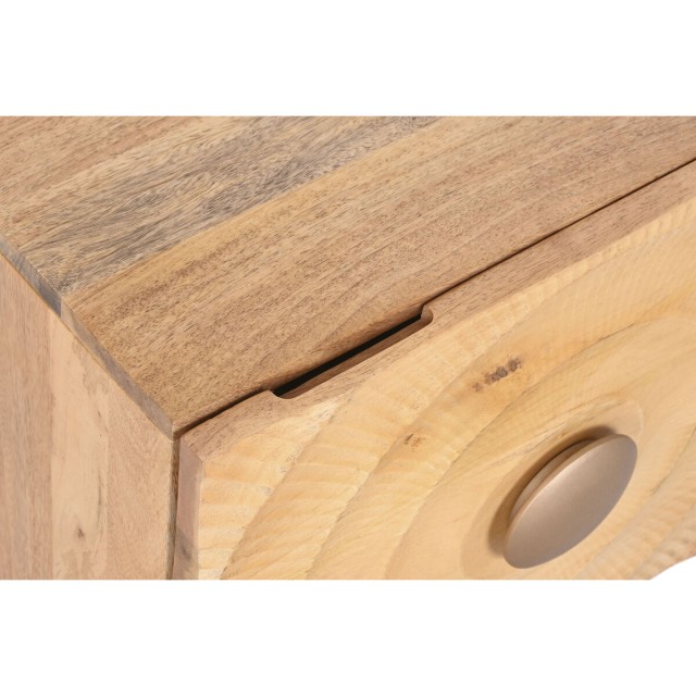 Nachttisch Home ESPRIT Gold natürlich 50 x 40 x 50 cm