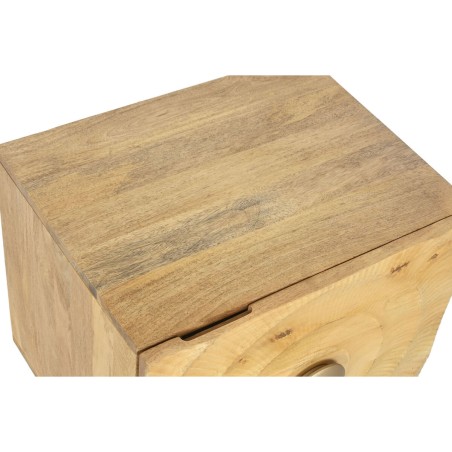 Nightstand Home ESPRIT Golden Natural 50 x 40 x 50 cm