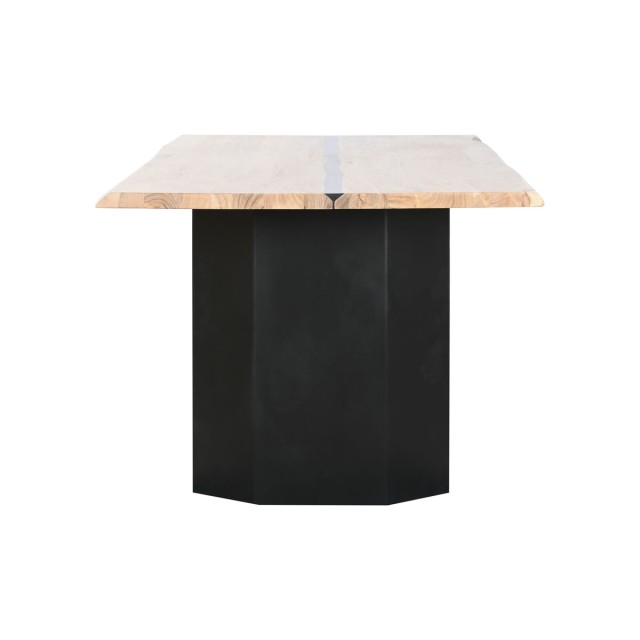 Dining Table Home ESPRIT Metal Acacia 200 x 100 x 76 cm
