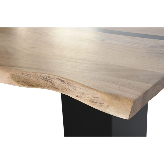Dining Table Home ESPRIT Metal Acacia 200 x 100 x 76 cm