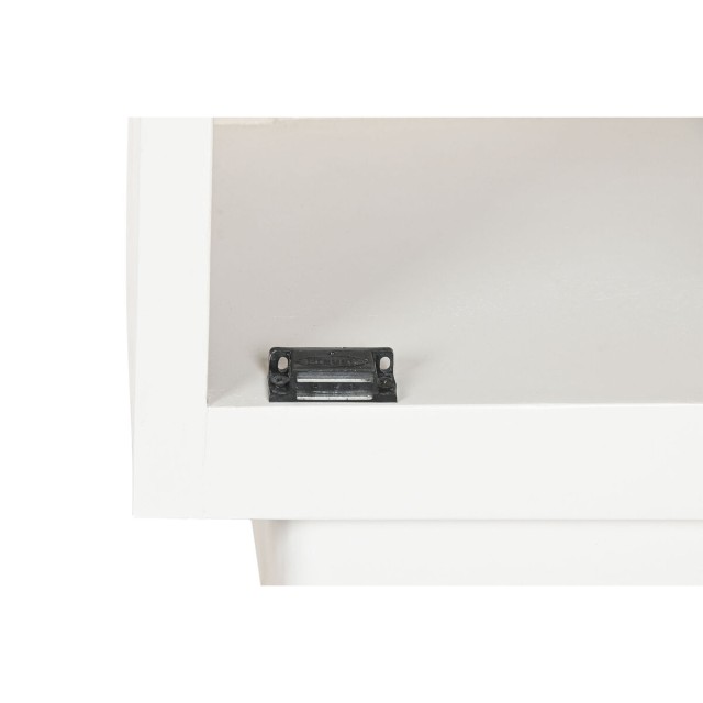 Comodino Home ESPRIT Bianco Naturale 40 x 35 x 50 cm